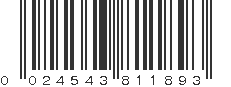 UPC 024543811893