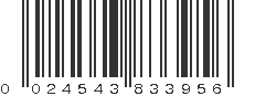 UPC 024543833956