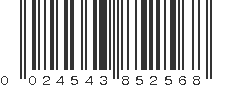 UPC 024543852568