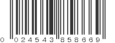 UPC 024543858669