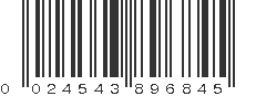 UPC 024543896845