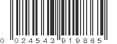 UPC 024543919865