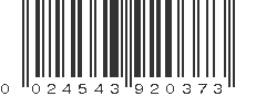 UPC 024543920373