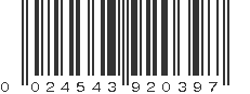 UPC 024543920397