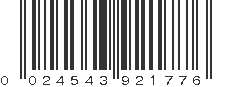 UPC 024543921776