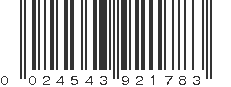 UPC 024543921783