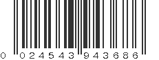 UPC 024543943686