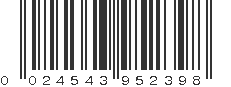 UPC 024543952398