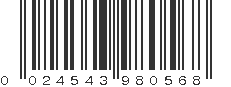 UPC 024543980568