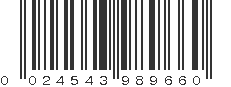 UPC 024543989660