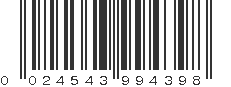 UPC 024543994398