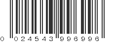 UPC 024543996996