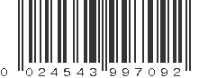 UPC 024543997092