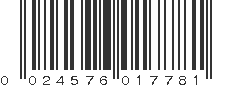 UPC 024576017781