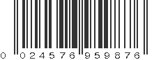 UPC 024576959876