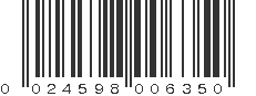 UPC 024598006350