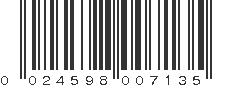 UPC 024598007135