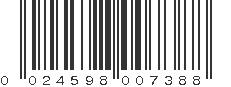 UPC 024598007388