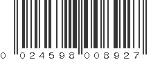 UPC 024598008927