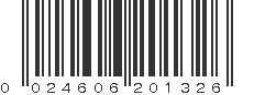 UPC 024606201326