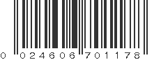 UPC 024606701178