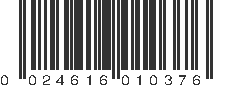 UPC 024616010376