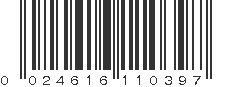 UPC 024616110397