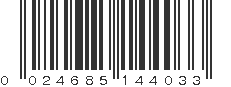 UPC 024685144033