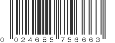 UPC 024685756663