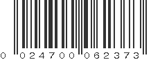 UPC 024700062373