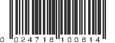 UPC 024718100814