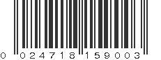 UPC 024718159003