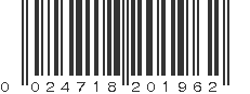 UPC 024718201962