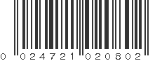 UPC 024721020802