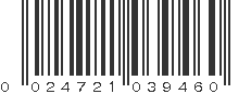 UPC 024721039460