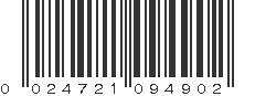 UPC 024721094902