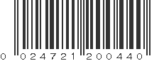 UPC 024721200440