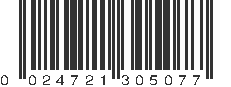 UPC 024721305077