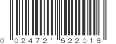 UPC 024721522016