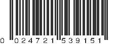 UPC 024721539151