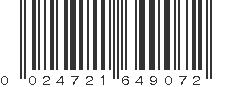UPC 024721649072