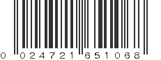 UPC 024721651068