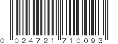 UPC 024721710093