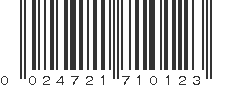 UPC 024721710123