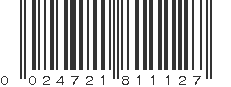 UPC 024721811127