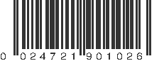 UPC 024721901026