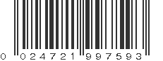 UPC 024721997593