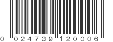 UPC 024739120006