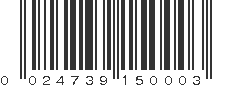 UPC 024739150003