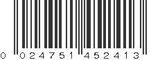 UPC 024751452413